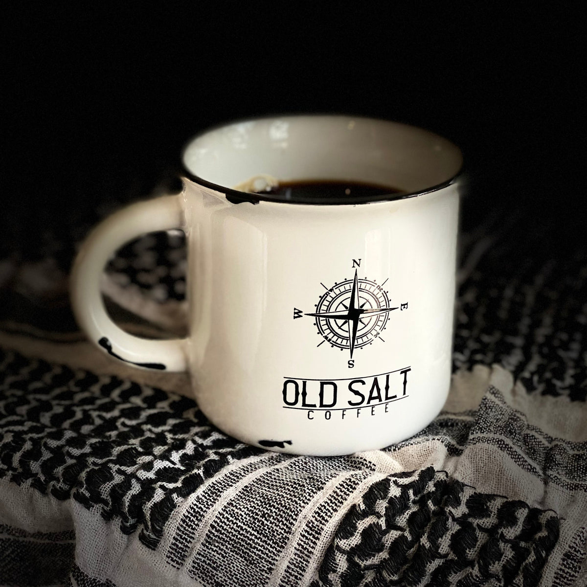Modern Coffee then War Mug (white)